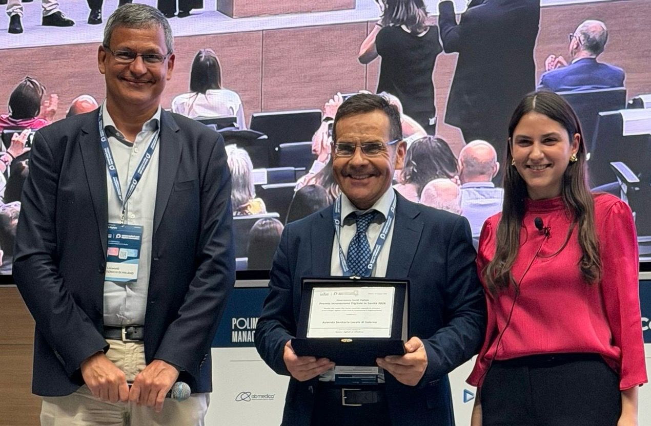 ASL Salerno vince il prestigioso premio �Innovazione Digitale in Sanit� 2026� dell�Osservatorio Sanit� Digitale del Politecnico di Milano.